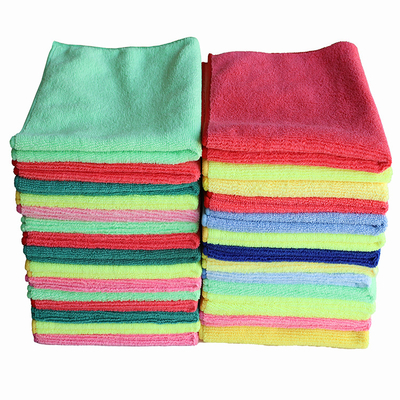 Reusable High Absorbency Custom Microfiber Cleaning Cloth Multi Purpose 30x30cm
