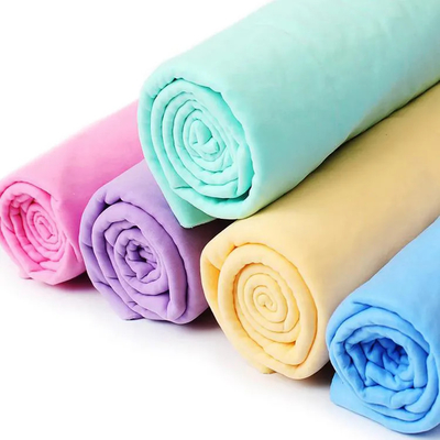 Rectangular Pva Buffing Microfiber Cloth Chemical Resistant Machine Washable Personalized